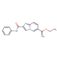 1000844-17-6 6-(1-ethoxyethenyl)-N-phenylimidazo[1,2-a]pyridine-2-carboxamide chemical structure