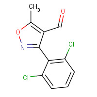 849060-70-4 3-(2,6-dichlorophenyl)-5-methyl-1,2-oxazole-4-carbaldehyde chemical structure