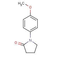 30425-47-9 1-(4-methoxyphenyl)pyrrolidin-2-one chemical structure