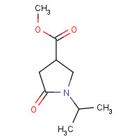 59857-84-0 methyl 5-oxo-1-propan-2-ylpyrrolidine-3-carboxylate chemical structure