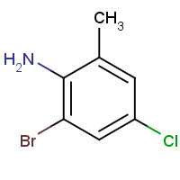 146948-68-7 2-bromo-4-chloro-6-methylaniline chemical structure