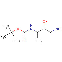 103865-02-7 tert-butyl N-(4-amino-3-hydroxybutan-2-yl)carbamate chemical structure
