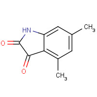 49820-06-6 4,6-dimethyl-1H-indole-2,3-dione chemical structure