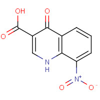 83475-06-3 8-nitro-4-oxo-1H-quinoline-3-carboxylic acid chemical structure