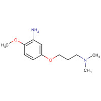 1116229-75-4 5-[3-(dimethylamino)propoxy]-2-methoxyaniline chemical structure