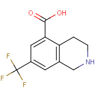 787640-31-7 7-(trifluoromethyl)-1,2,3,4-tetrahydroisoquinoline-5-carboxylic acid chemical structure