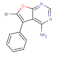 873306-43-5 6-bromo-5-phenylfuro[2,3-d]pyrimidin-4-amine chemical structure