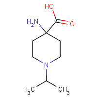 933760-73-7 4-amino-1-propan-2-ylpiperidine-4-carboxylic acid chemical structure