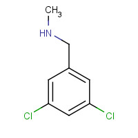 90390-21-9 1-(3,5-dichlorophenyl)-N-methylmethanamine chemical structure