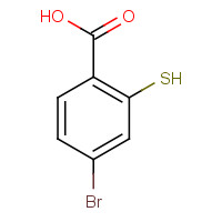 116209-30-4 4-bromo-2-sulfanylbenzoic acid chemical structure