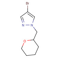 1183588-29-5 4-bromo-1-(oxan-2-ylmethyl)pyrazole chemical structure