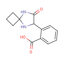 1272755-83-5 2-(7-oxo-5,8-diazaspiro[3.4]octan-6-yl)benzoic acid chemical structure