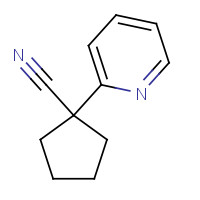 400727-04-0 1-pyridin-2-ylcyclopentane-1-carbonitrile chemical structure