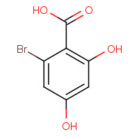 1037751-00-0 2-bromo-4,6-dihydroxybenzoic acid chemical structure
