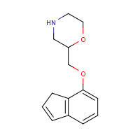60929-23-9 2-(3H-inden-4-yloxymethyl)morpholine chemical structure