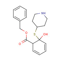 1443208-27-2 benzyl 6-hydroxy-6-piperidin-4-ylsulfanylcyclohexa-2,4-diene-1-carboxylate chemical structure
