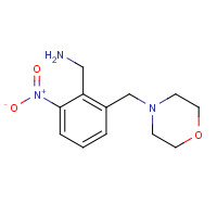 630409-68-6 [2-(morpholin-4-ylmethyl)-6-nitrophenyl]methanamine chemical structure