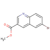 1220418-77-8 methyl 6-bromoquinoline-3-carboxylate chemical structure