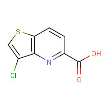 159083-87-1 3-chlorothieno[3,2-b]pyridine-5-carboxylic acid chemical structure