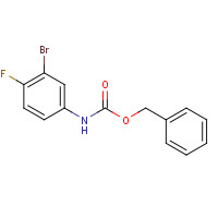1256633-39-2 benzyl N-(3-bromo-4-fluorophenyl)carbamate chemical structure