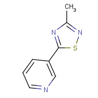 92751-39-8 3-methyl-5-pyridin-3-yl-1,2,4-thiadiazole chemical structure
