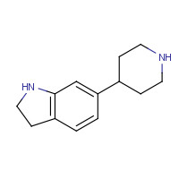 912999-76-9 6-piperidin-4-yl-2,3-dihydro-1H-indole chemical structure