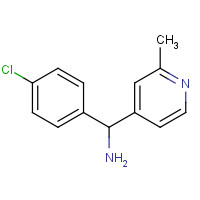 1350712-47-8 (4-chlorophenyl)-(2-methylpyridin-4-yl)methanamine chemical structure