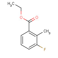 114312-57-1 ethyl 3-fluoro-2-methylbenzoate chemical structure