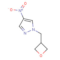 1428576-49-1 4-nitro-1-(oxetan-3-ylmethyl)pyrazole chemical structure