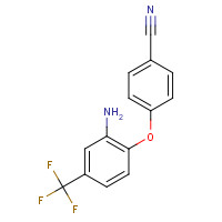 42874-97-5 4-[2-amino-4-(trifluoromethyl)phenoxy]benzonitrile chemical structure