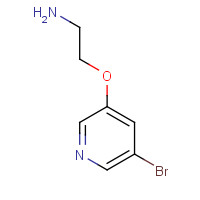1112983-17-1 2-(5-bromopyridin-3-yl)oxyethanamine chemical structure
