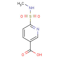 1334486-38-2 6-(methylsulfamoyl)pyridine-3-carboxylic acid chemical structure