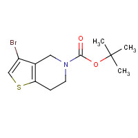1000577-81-0 tert-butyl 3-bromo-6,7-dihydro-4H-thieno[3,2-c]pyridine-5-carboxylate chemical structure
