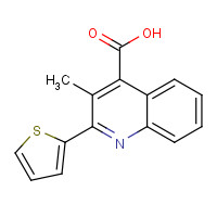 204847-10-9 3-methyl-2-thiophen-2-ylquinoline-4-carboxylic acid chemical structure