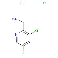 1168139-51-2 (3,5-dichloropyridin-2-yl)methanamine;dihydrochloride chemical structure