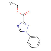 1019-95-0 ethyl 1-phenyl-1,2,4-triazole-3-carboxylate chemical structure