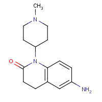 1063407-12-4 6-amino-1-(1-methylpiperidin-4-yl)-3,4-dihydroquinolin-2-one chemical structure