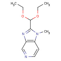 958254-61-0 2-(diethoxymethyl)-1-methylimidazo[4,5-c]pyridine chemical structure