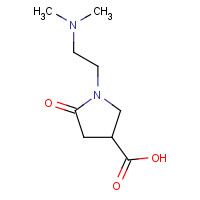 856437-22-4 1-[2-(dimethylamino)ethyl]-5-oxopyrrolidine-3-carboxylic acid chemical structure