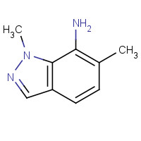 882679-95-0 1,6-dimethylindazol-7-amine chemical structure
