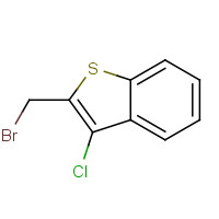 124168-56-5 2-(bromomethyl)-3-chloro-1-benzothiophene chemical structure