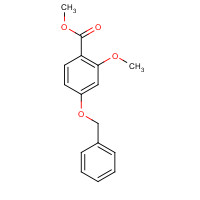 28478-45-7 methyl 2-methoxy-4-phenylmethoxybenzoate chemical structure