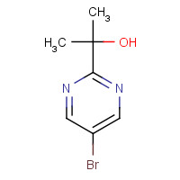 1193244-89-1 2-(5-bromopyrimidin-2-yl)propan-2-ol chemical structure