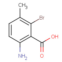 147149-85-7 6-amino-2-bromo-3-methylbenzoic acid chemical structure