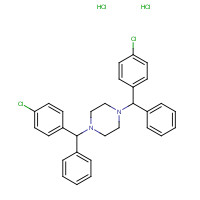 346451-15-8 1,4-bis[(4-chlorophenyl)-phenylmethyl]piperazine;dihydrochloride chemical structure
