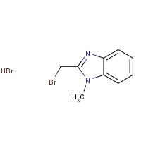 934570-40-8 2-(bromomethyl)-1-methylbenzimidazole;hydrobromide chemical structure