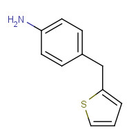 129136-65-8 4-(thiophen-2-ylmethyl)aniline chemical structure