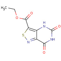 160600-22-6 ethyl 5,7-dioxo-4H-[1,2]thiazolo[4,3-d]pyrimidine-3-carboxylate chemical structure