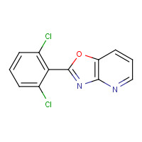 52333-54-7 2-(2,6-dichlorophenyl)-[1,3]oxazolo[4,5-b]pyridine chemical structure