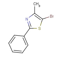 28771-82-6 5-bromo-4-methyl-2-phenyl-1,3-thiazole chemical structure